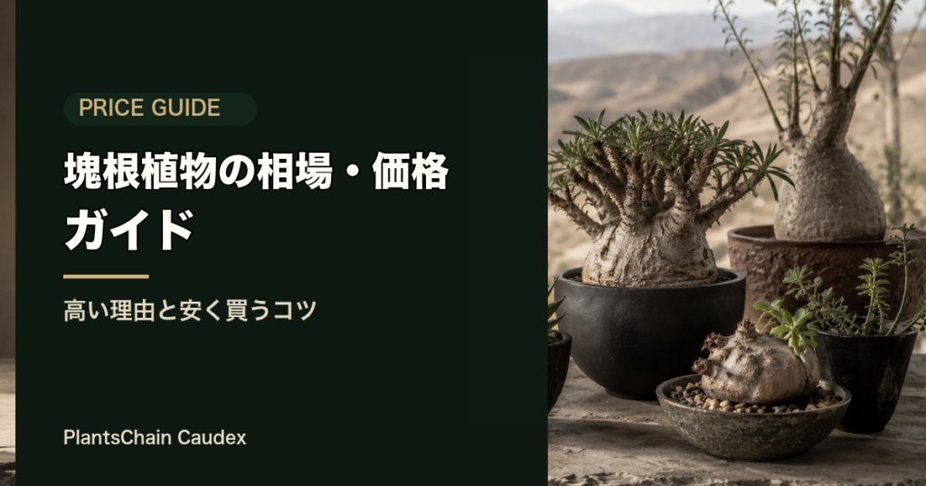 塊根植物の相場・価格 ガイド のOGP画像