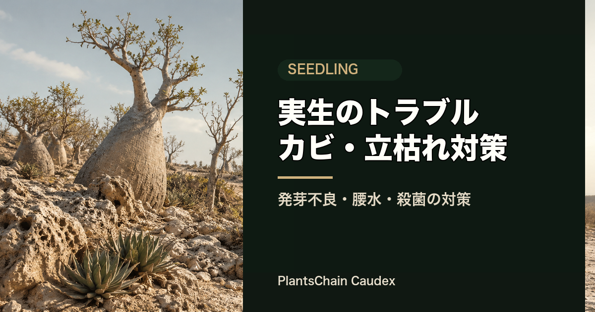 実生のトラブル対策の記事画像